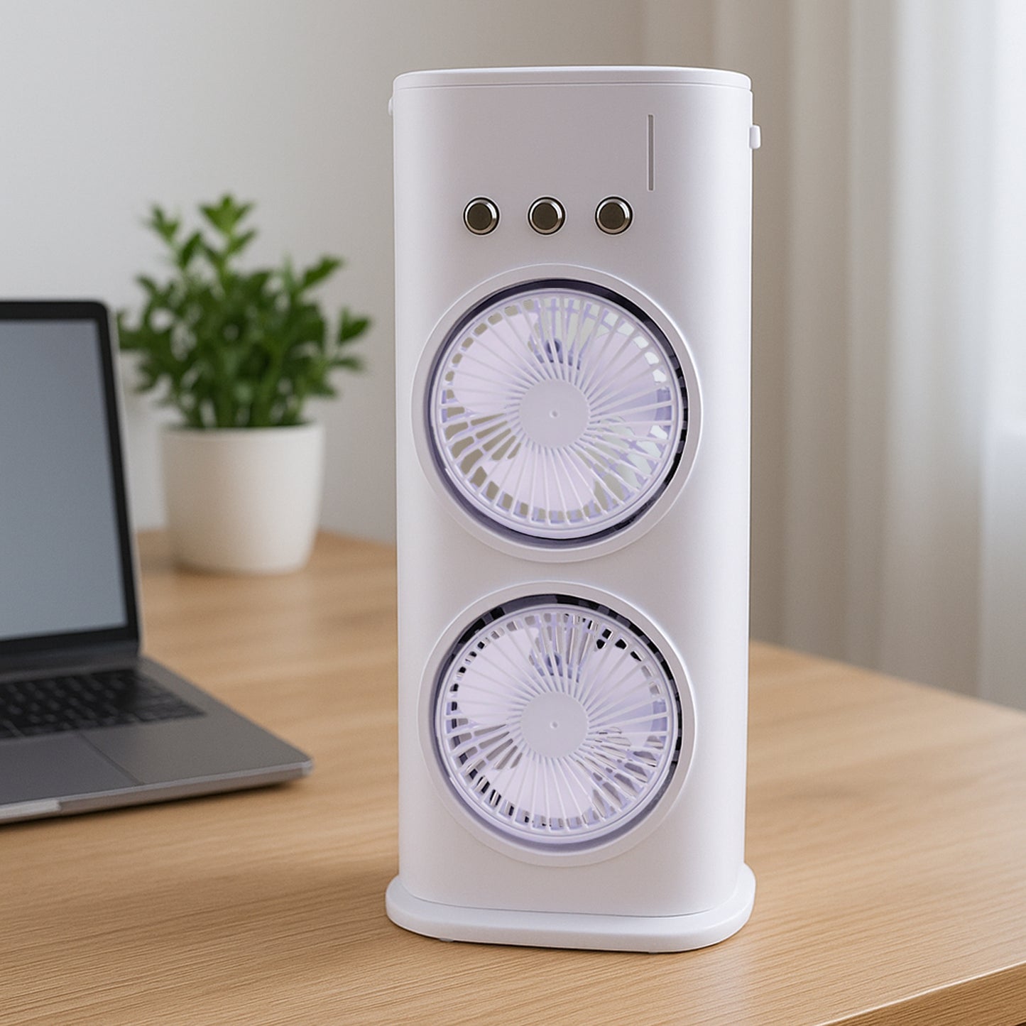 Portable Tower Mist Spray Cooling Fan