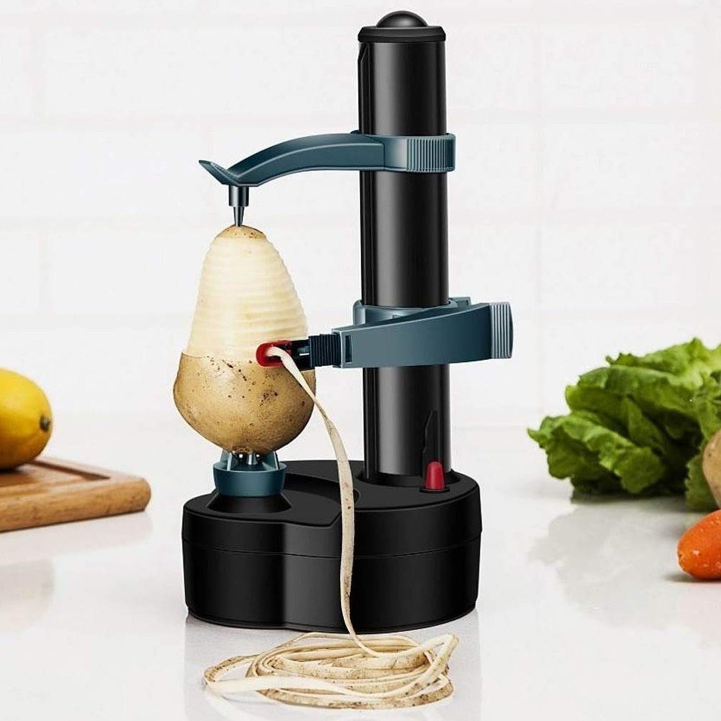 Hands-Free Electric Veg & Fruit Peeler – Quick, Effortless & Stainless Steel!