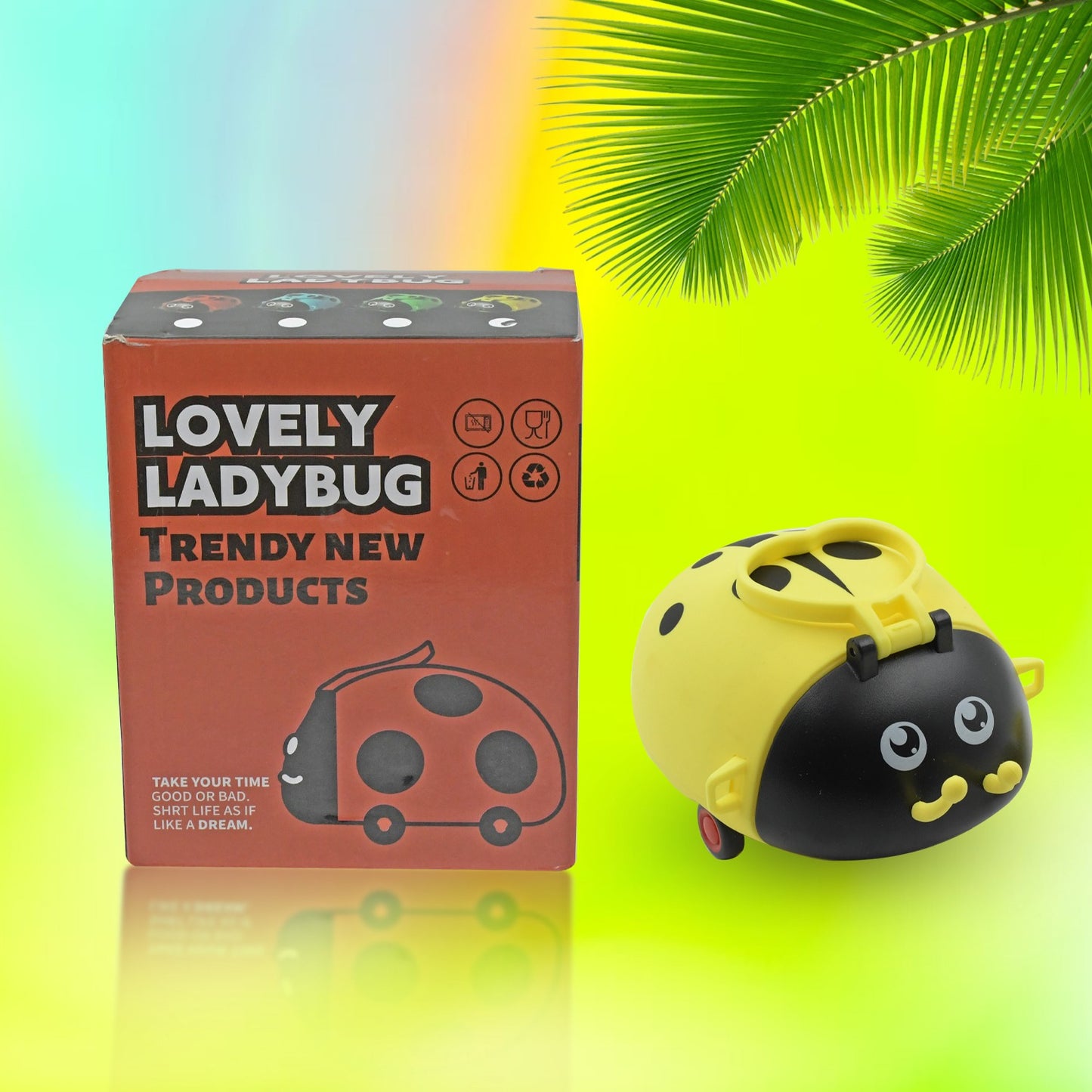 Plastic Bug Shape Water Bottle