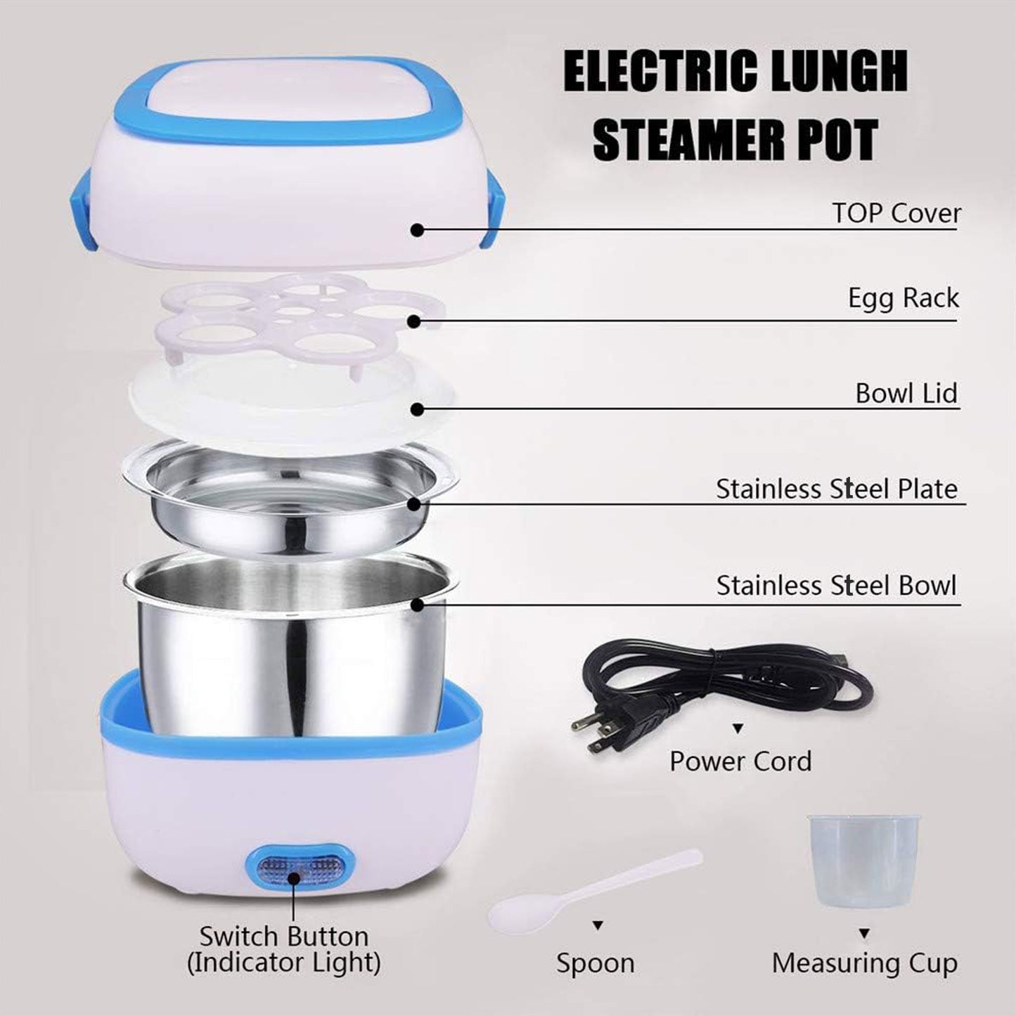 Electric Lunch Box Portable Food Warmer