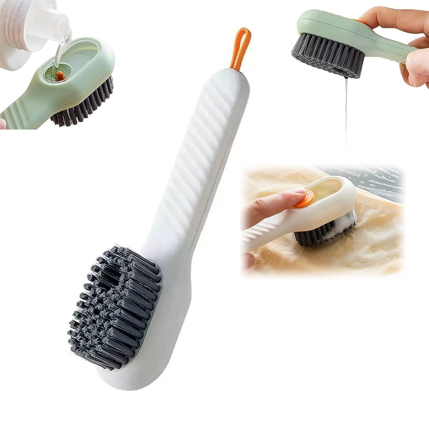 Multifunctional Scrubbing Brush With Liquid