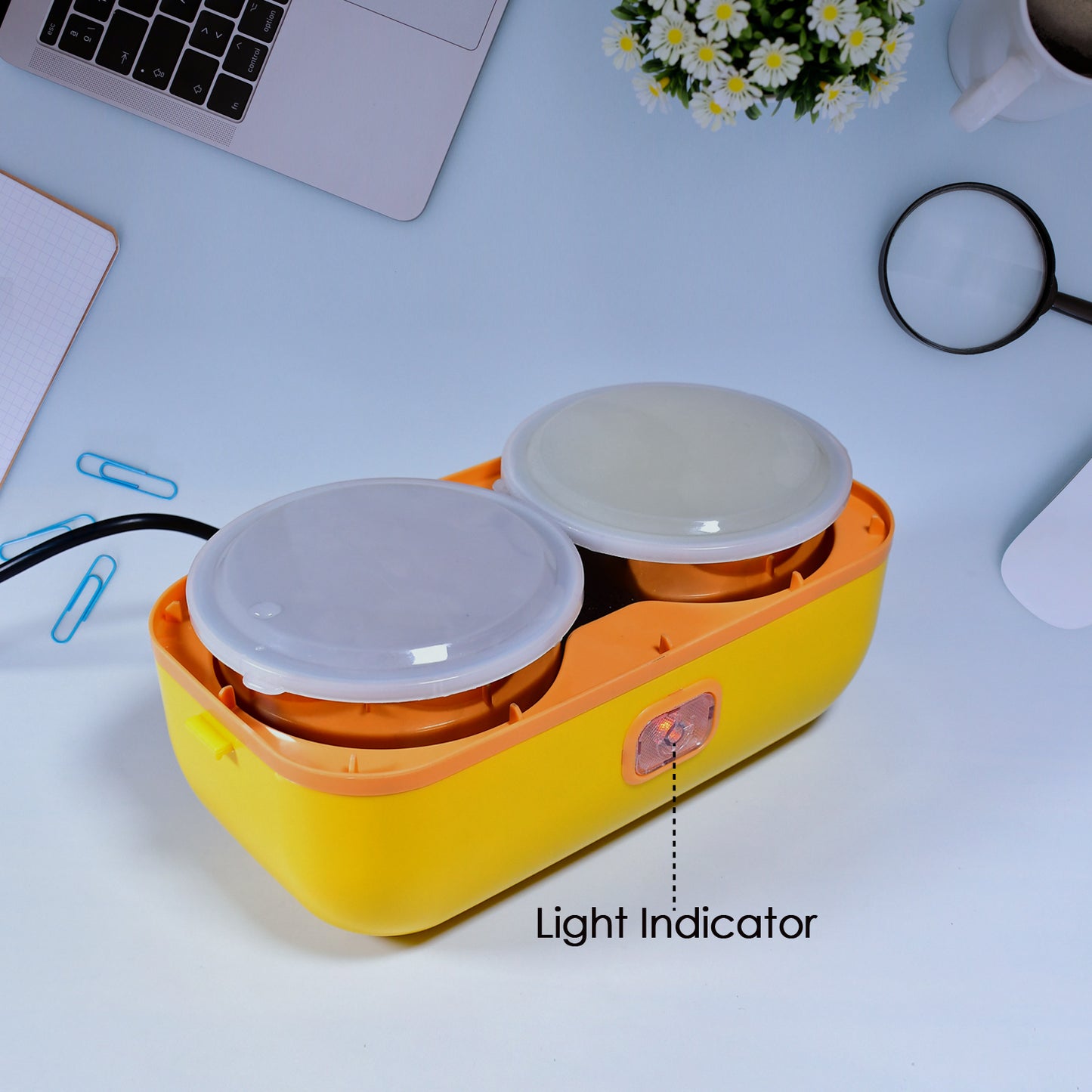 2 Layer Electric Lunch Box For Office