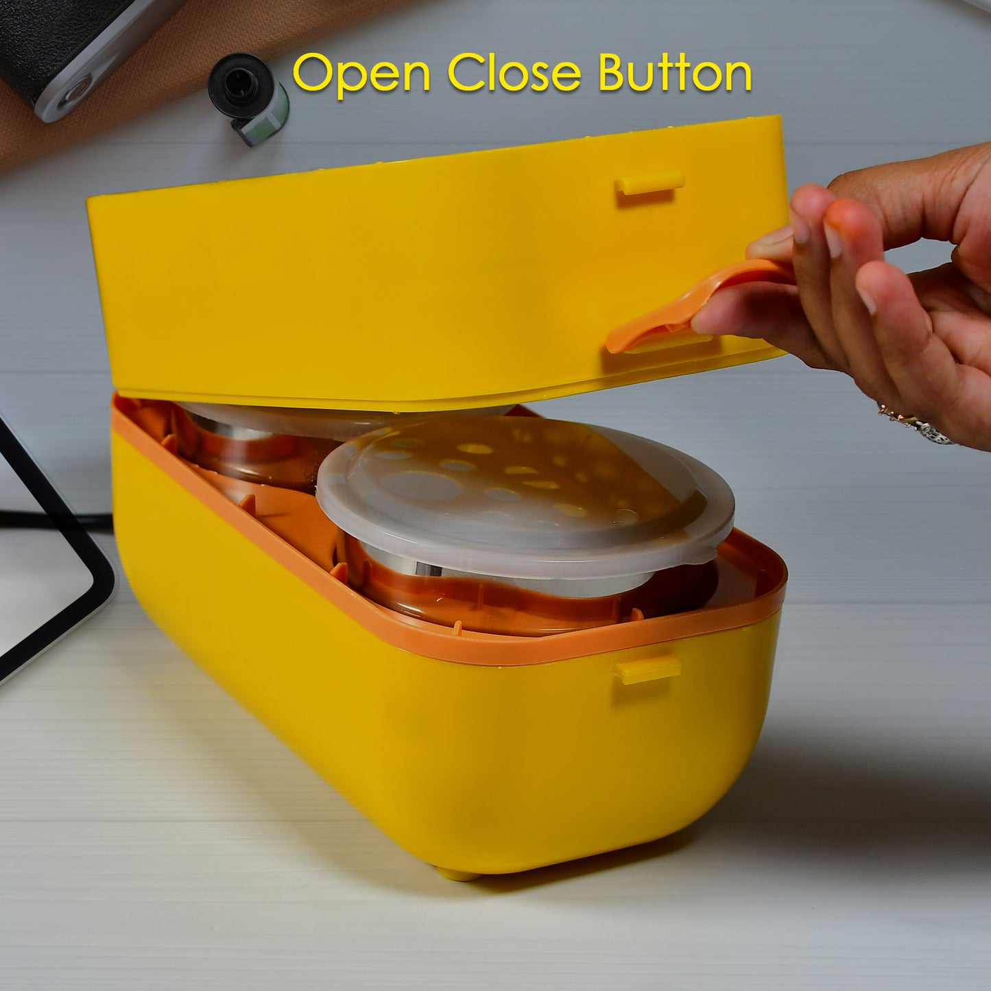 2 Layer Electric Lunch Box For Office