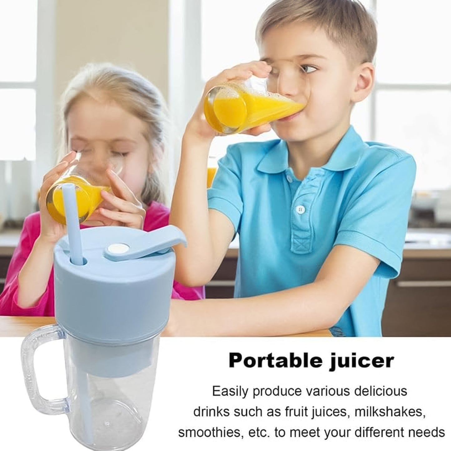 Portable Crusher Juicer With Handle