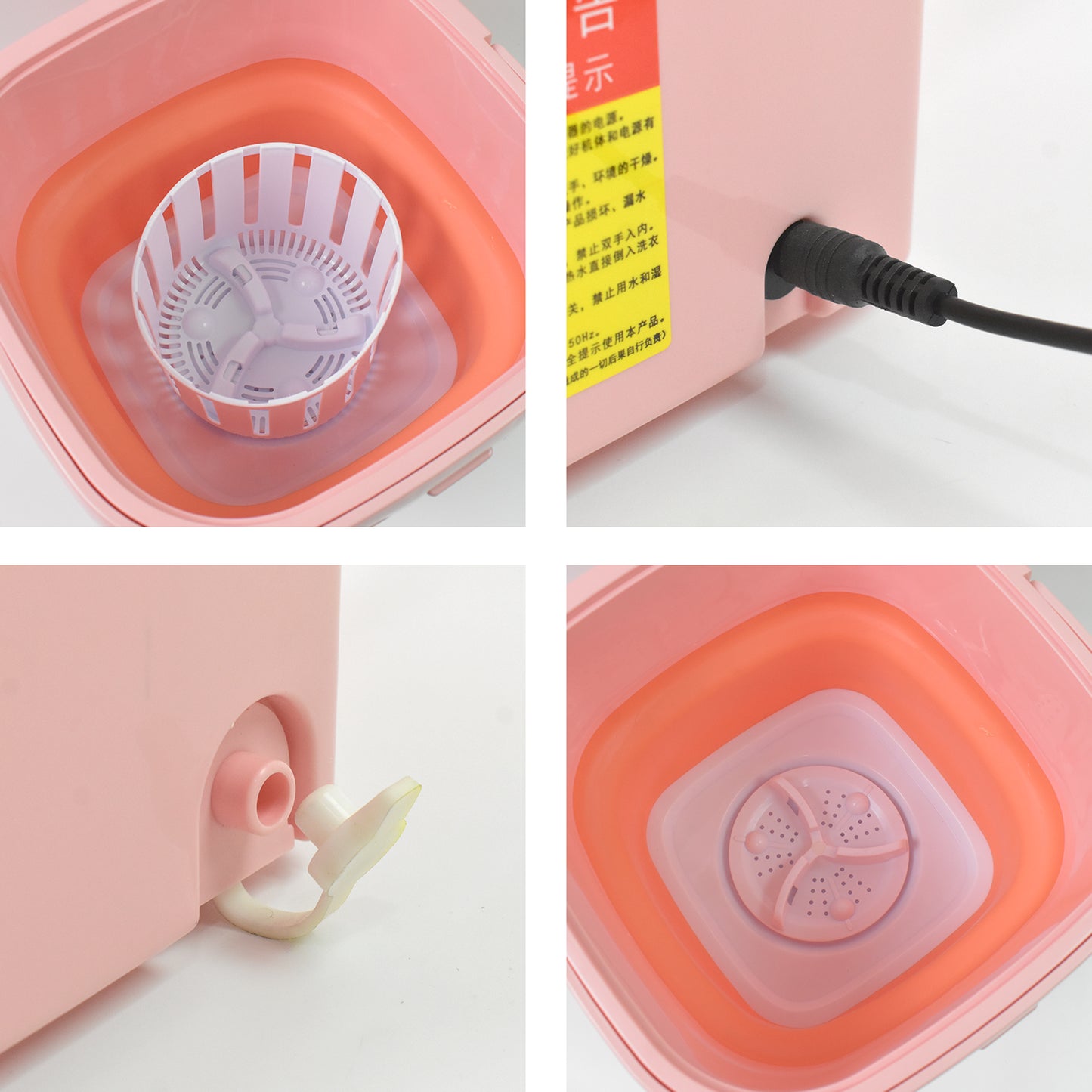 Portable Washing Machine Foldable Washer And Dryer Combo