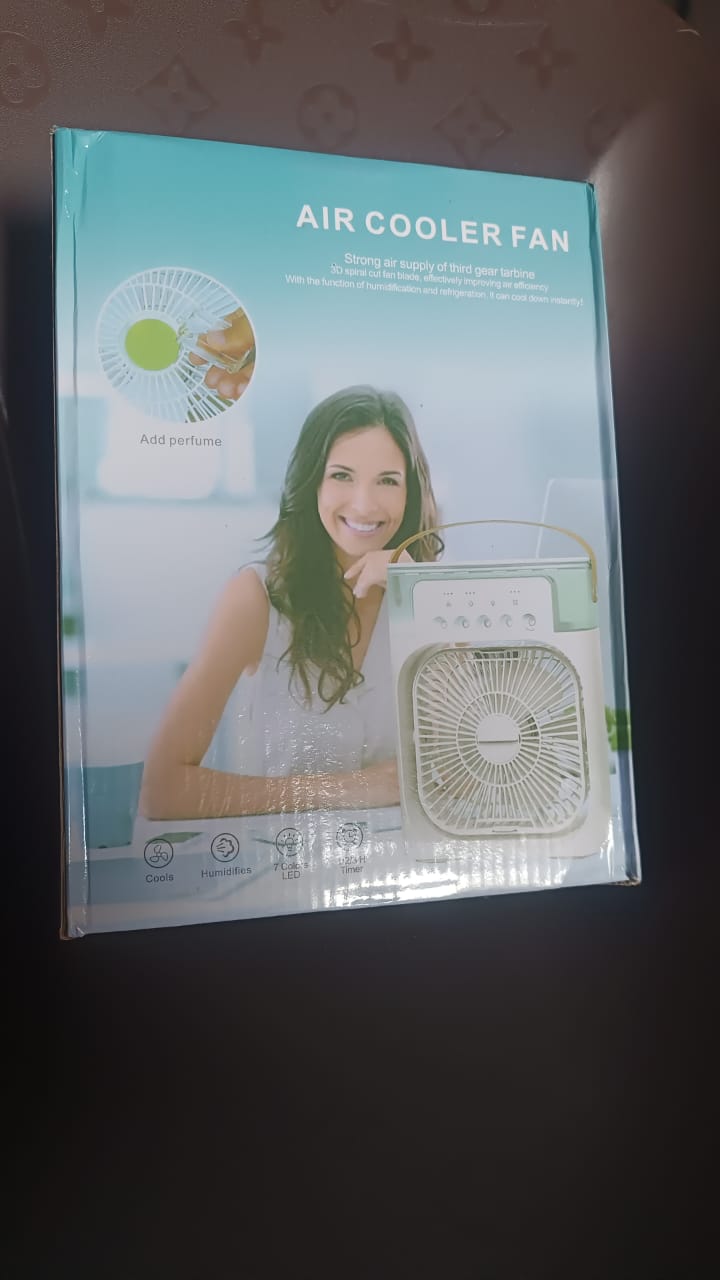 Portable Air Conditioner Fan 7 Color Changing Light