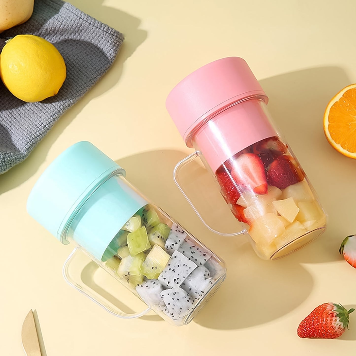 Portable Crusher Juicer With Handle