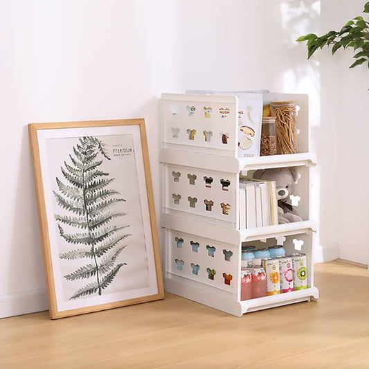 3-Layer Foldable Storage Organizer Cart