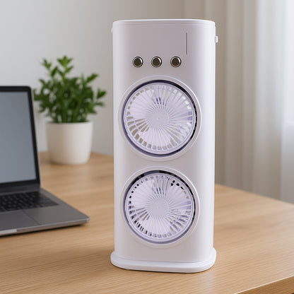 Portable Tower Mist Spray Cooling Fan