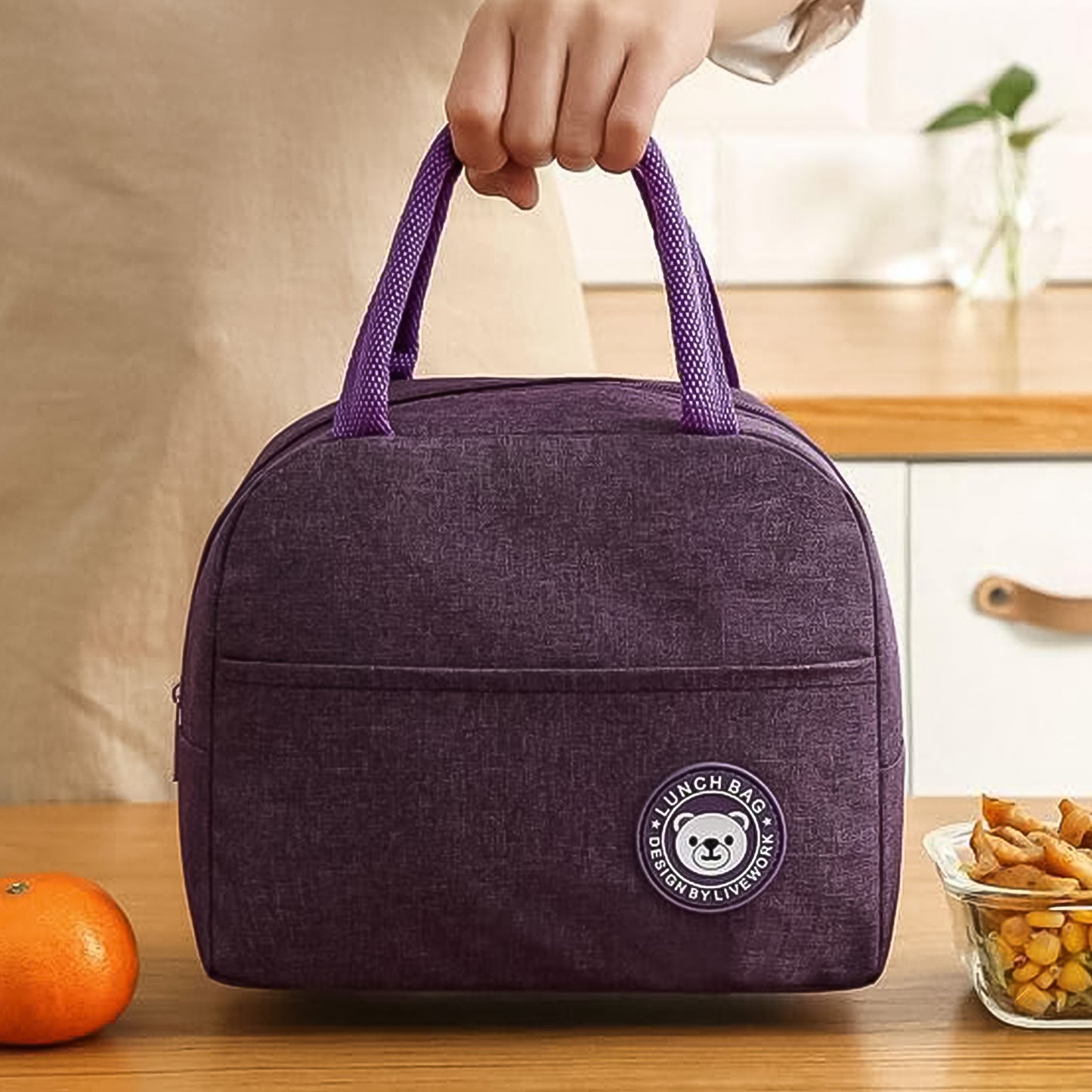 Lunch Box Bag  Insulated Lunch Bag With Zipper