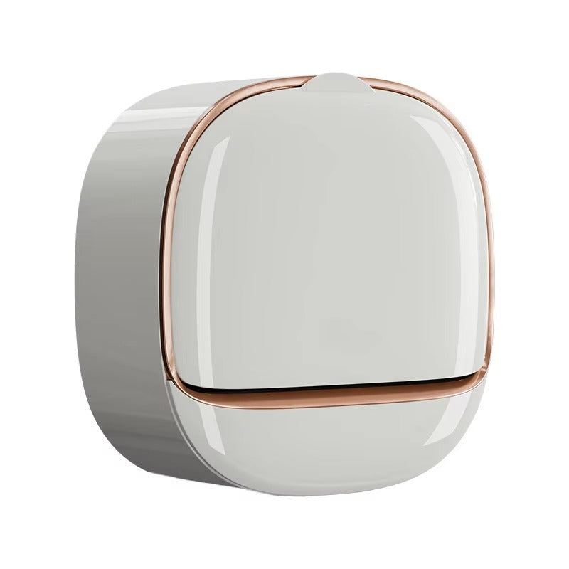 Elegant Wall-Mounted Soap Holder with Drainage